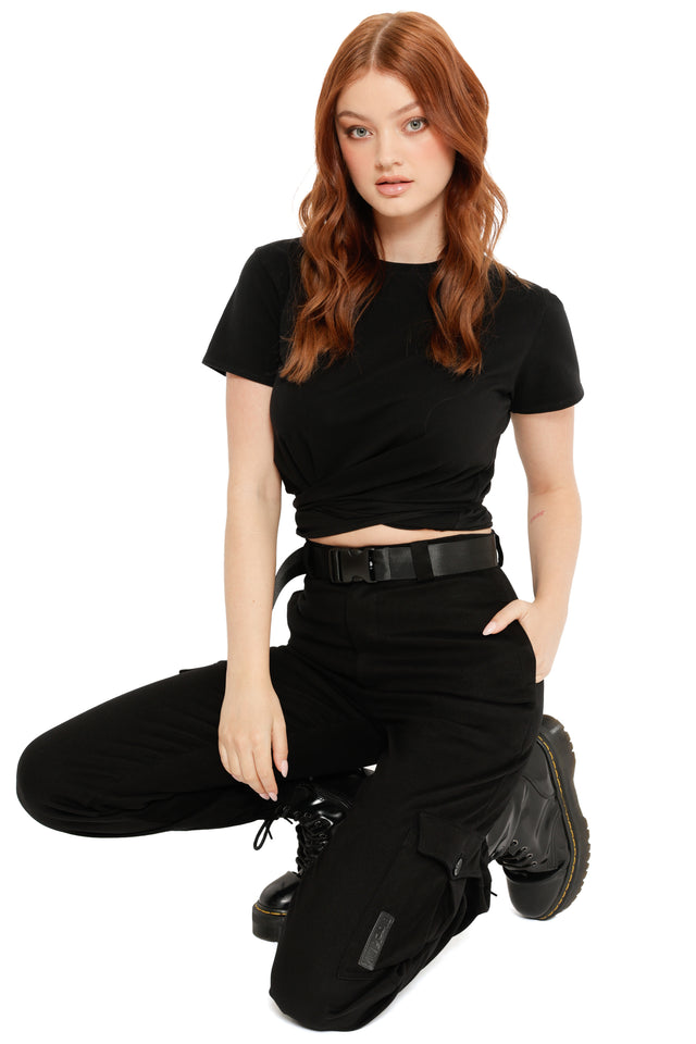 Black Cargo Pants 2.0