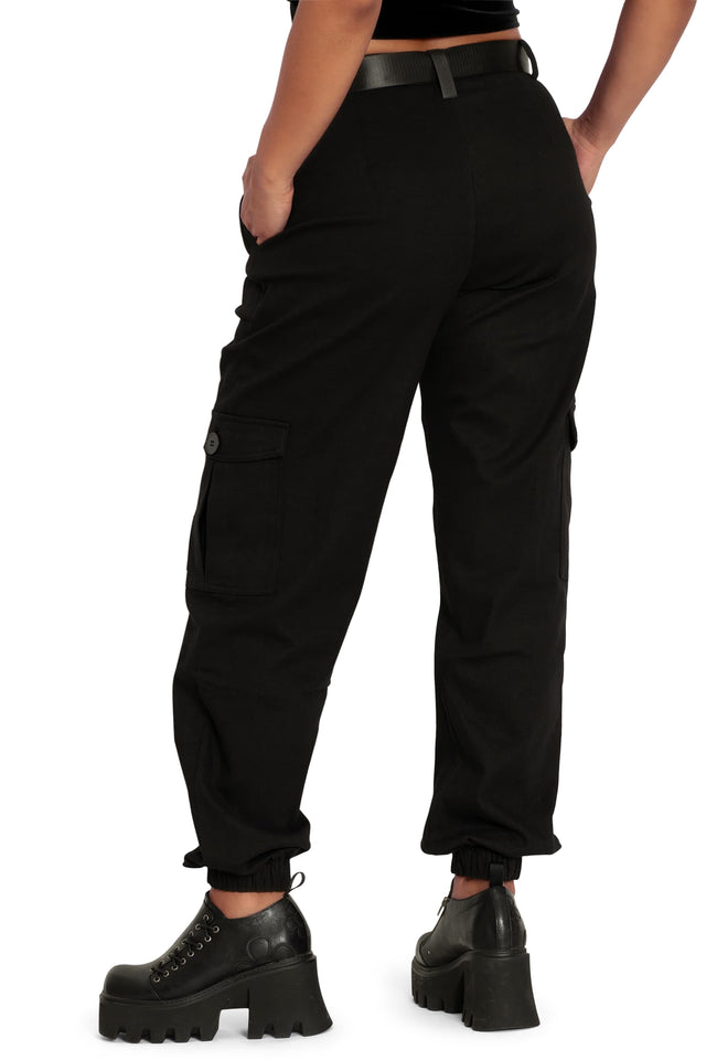 Black Cargo Pants