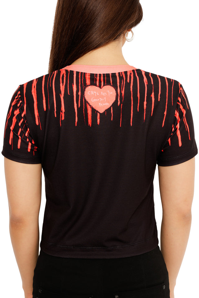 Black Cat Love Baby Tee