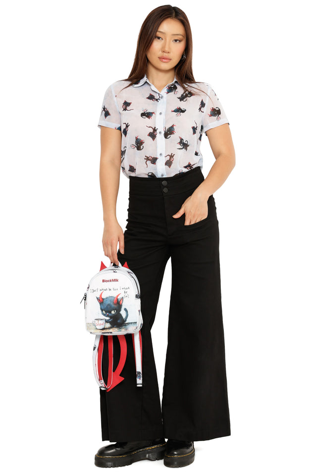 Black Cats Aren't Evil Cute as a Button Shirt