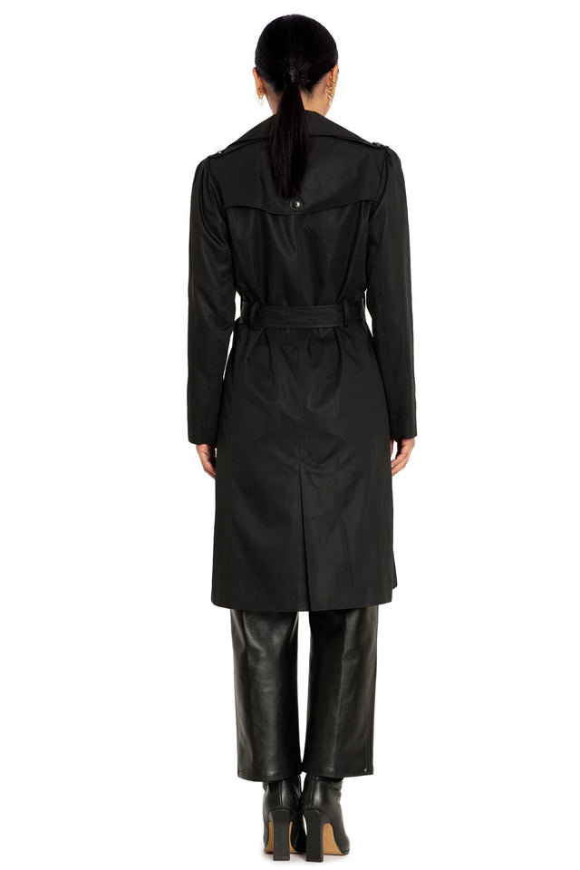 BlackMilk Clothing - Black Classic Trench