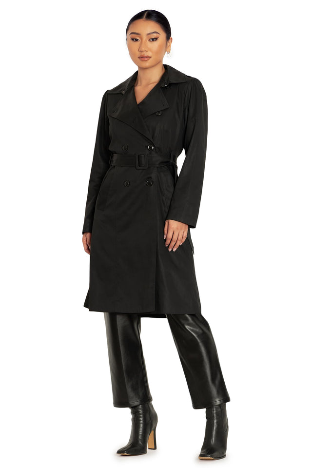 BlackMilk Clothing - Black Classic Trench