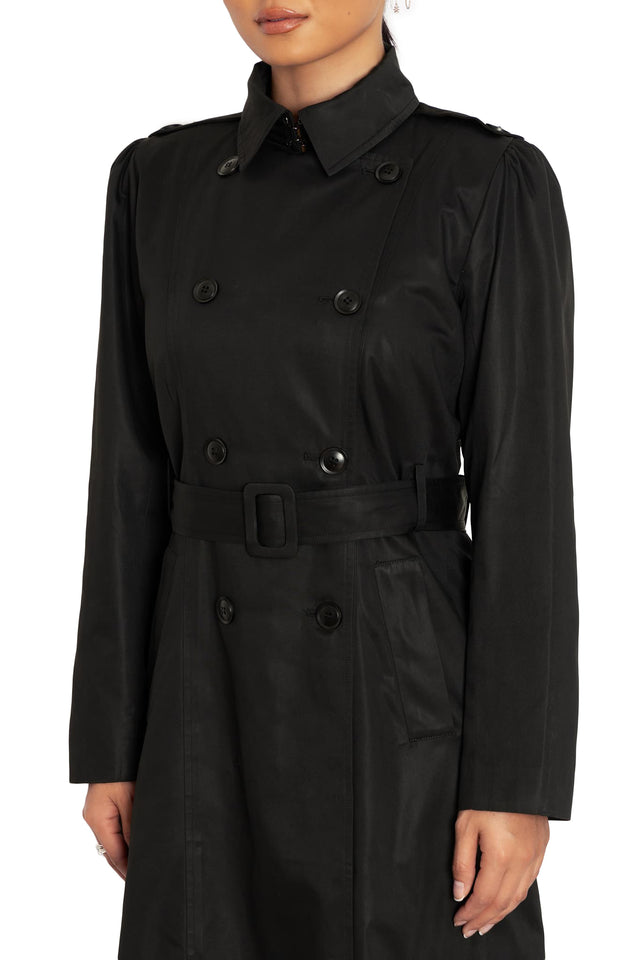 BlackMilk Clothing - Black Classic Trench