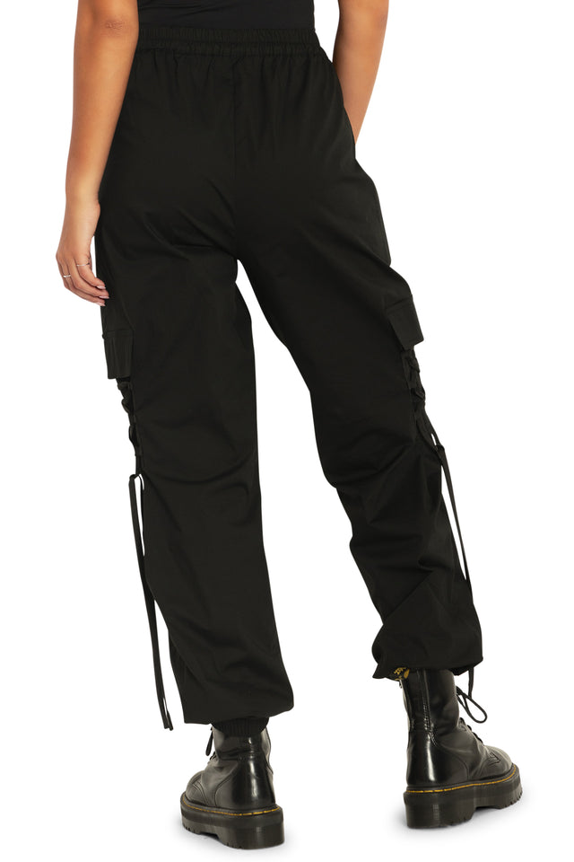 Black Comfy Cargo Pants