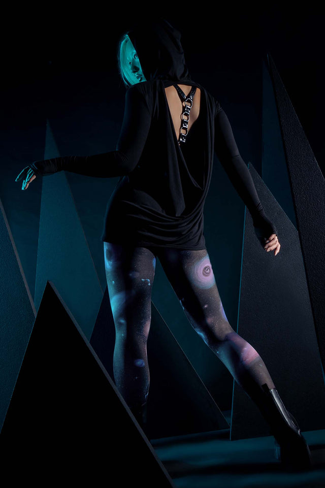 BlackMilk Clothing - Black Cowl Back Top