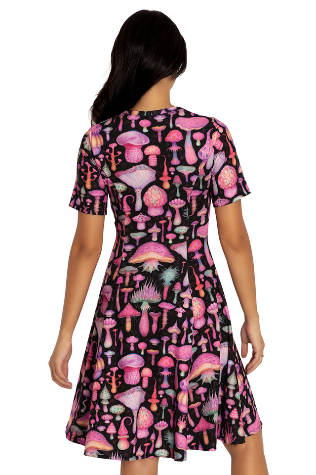 BlackMilk Clothing - Black Fungirl Longline Tee Dress