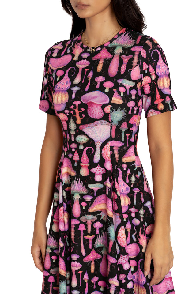 BlackMilk Clothing - Black Fungirl Longline Tee Dress