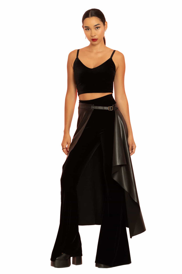 Black Layer Over Skirt