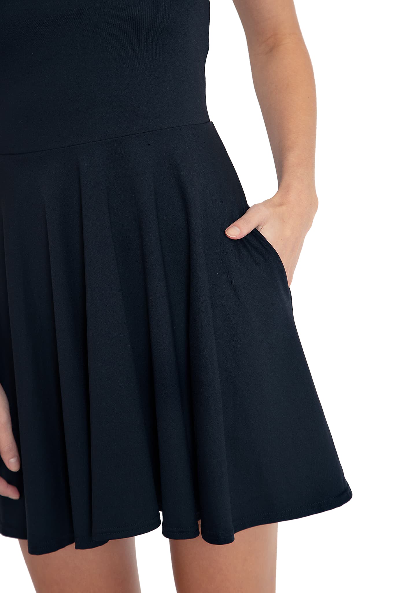 Matte Black Tank Mini Skater Dress – BlackMilk Clothing