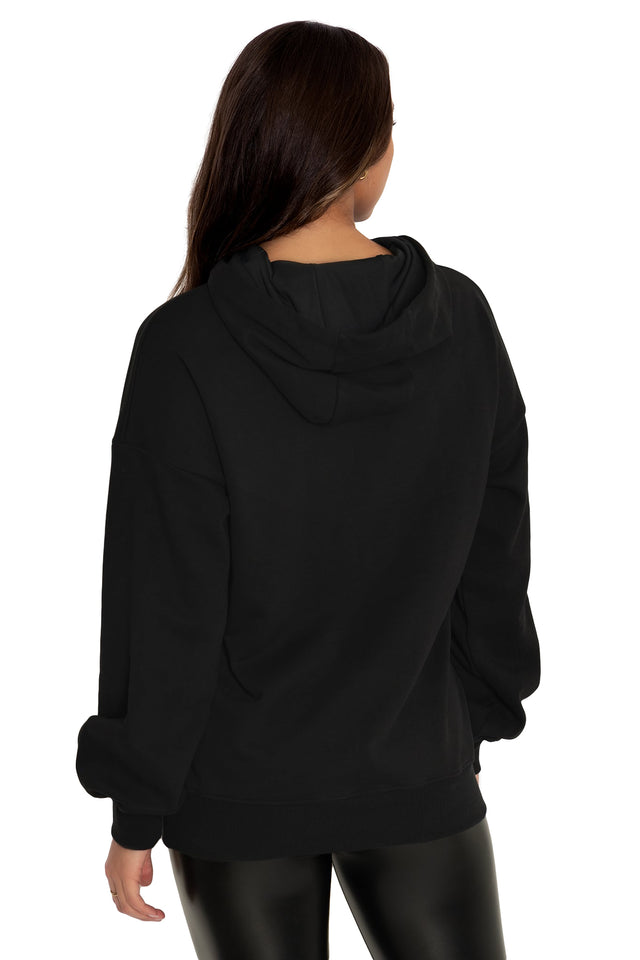 BlackMilk Clothing - Black Pocket Hoodie