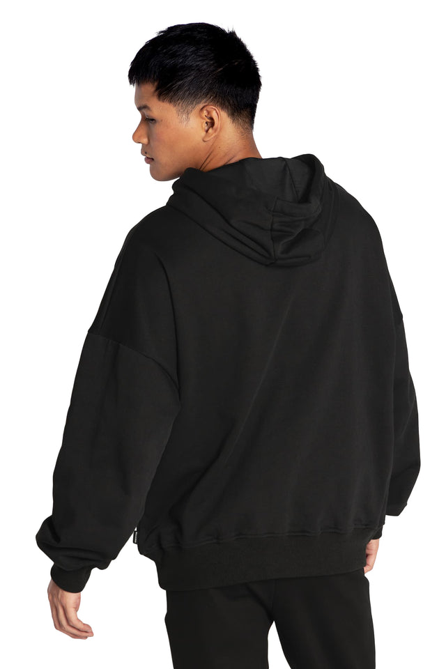 BlackMilk Clothing - Black Pocket Hoodie