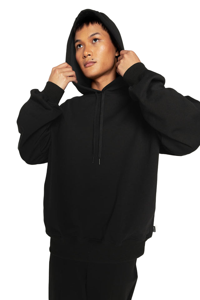BlackMilk Clothing - Black Pocket Hoodie