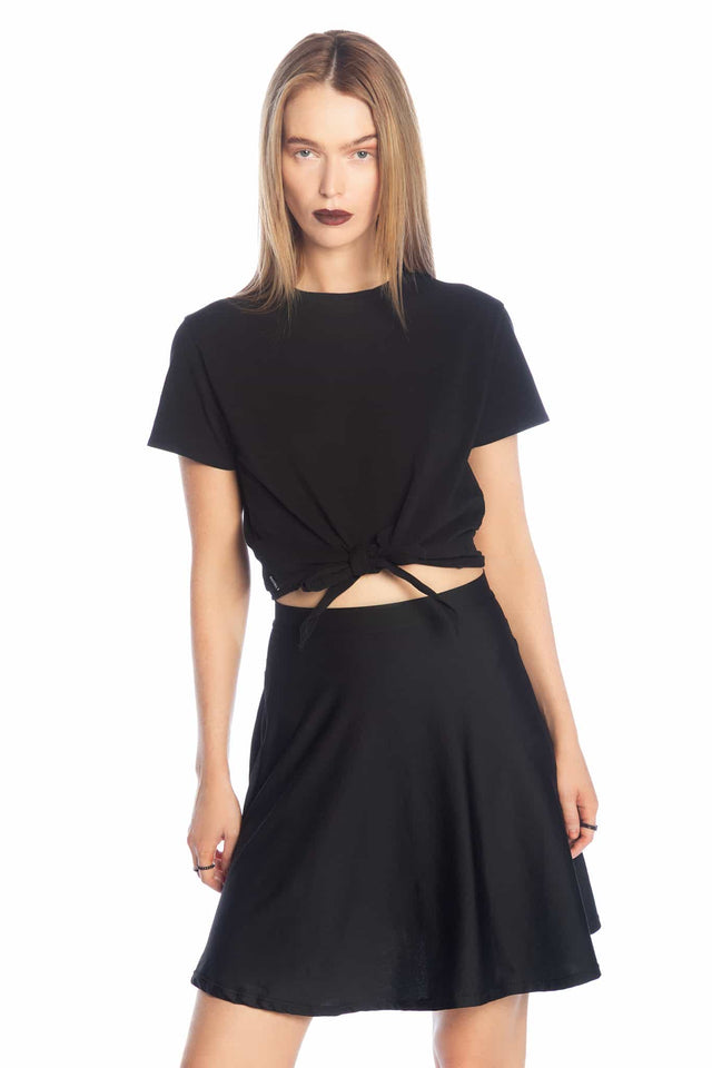 Black Slip Skirt