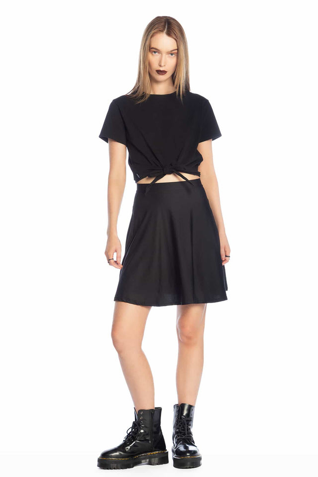 Black Slip Skirt