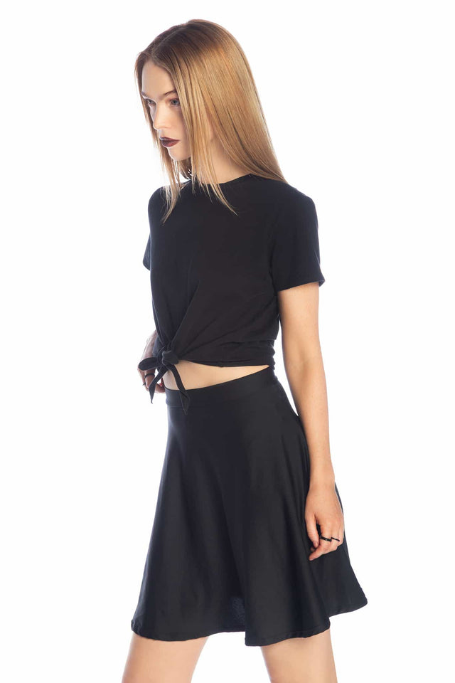 Black Slip Skirt