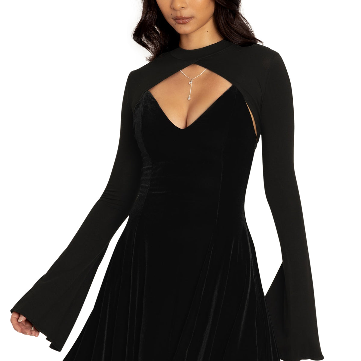 Black Split Sleeve Shrug - Limited BlackMilk Clothing Black Split Sleeve Shrug - Limited BlackMilk Clothing