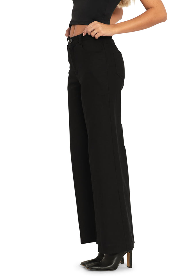 Black Street Pants  Side