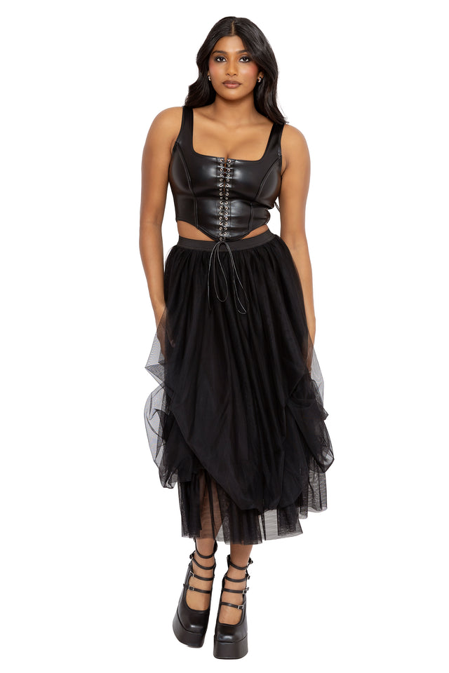 Black Tulle Midi Skirt - Limited BlackMilk Clothing Black Tulle Midi Skirt - Limited BlackMilk Clothing