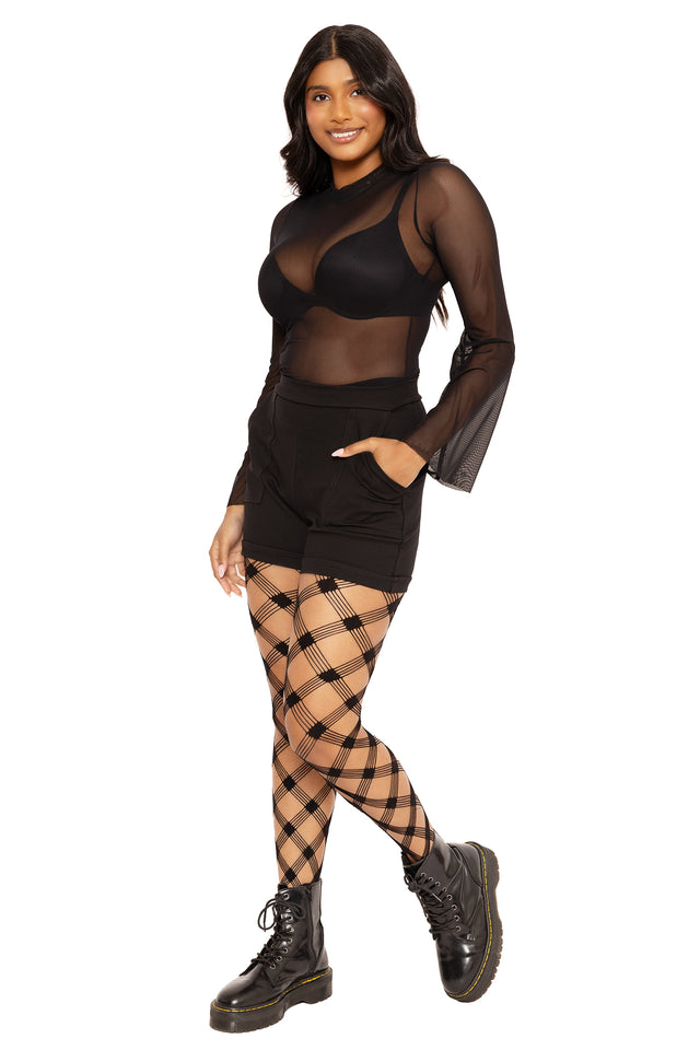 Netted Hosiery