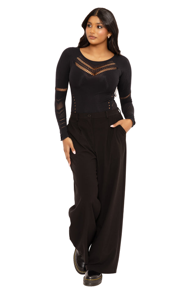 Black Silhouettes Pants