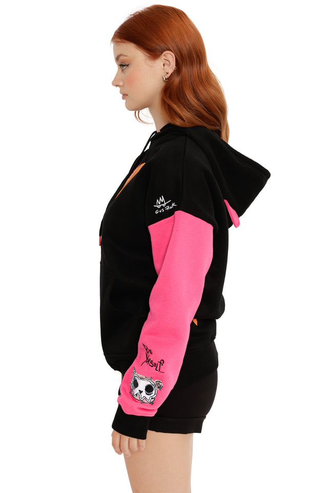 Broken Heart Kangaroo Pocket Hoodie