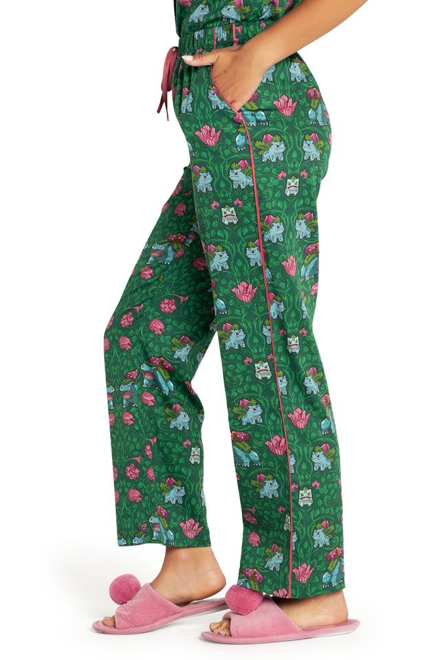 Bulbasaur Evolution Soft Sleep Pants Side