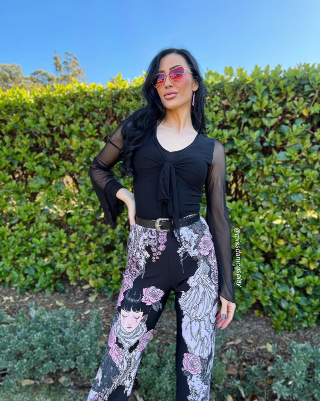 Burial Games High Waisted Straight Leg Pants