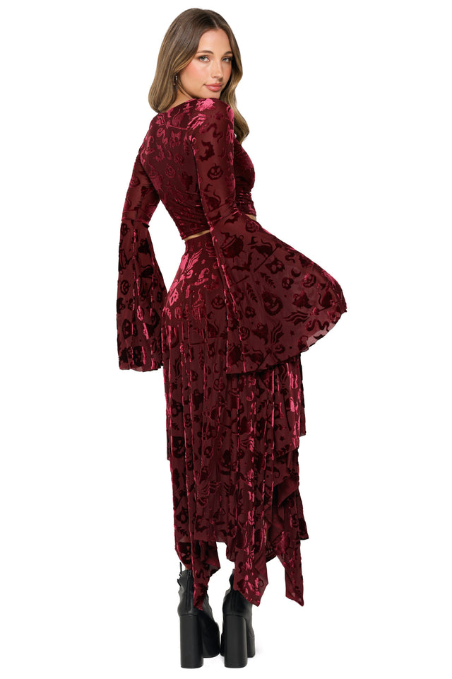 Burned Velvet Witch Spectre Top