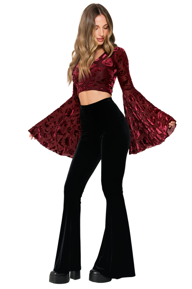 Burned Velvet Witch Spectre Top