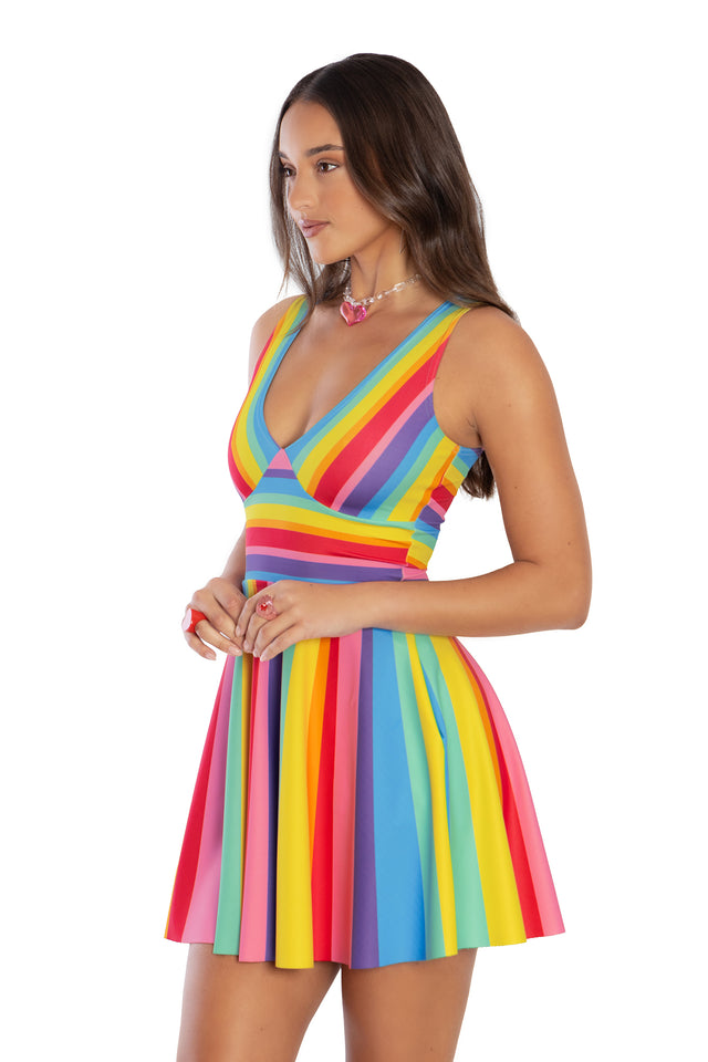 Candy Stripe Marilyn Dress