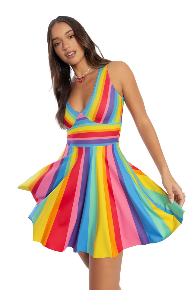 Candy Stripe Marilyn Dress