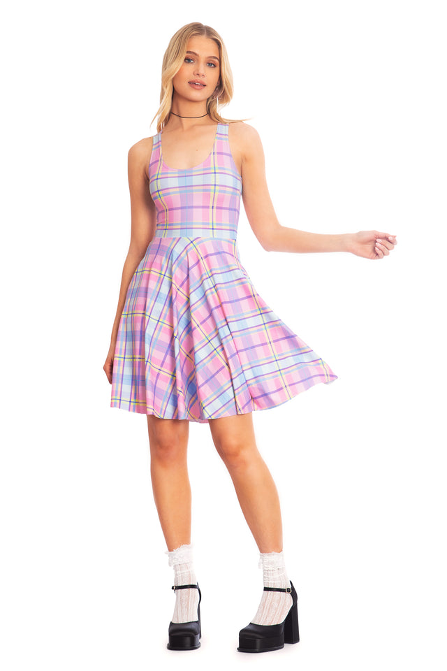 Tartan Candy Scoop Longline Dress