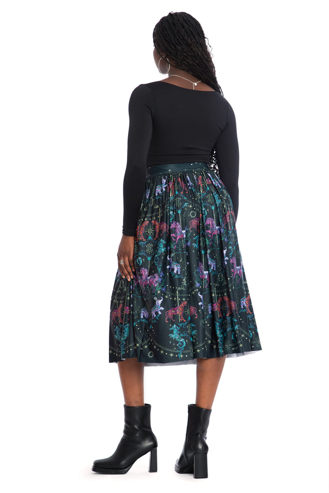 Carousel Slinky Pocket Skirt