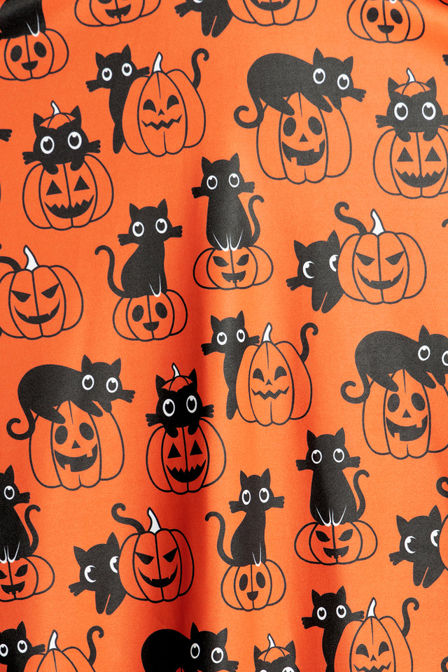 Cat O Lantern Scoop Skater Dress