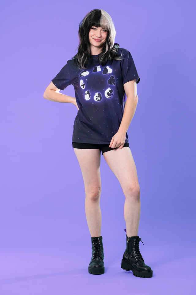 Cat Phases Boyfriend Tee