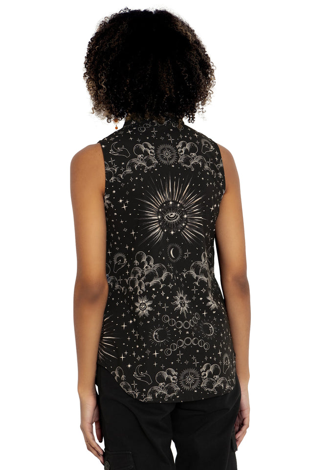 BlackMilk Clothing - Celestial Eye Business Shirt