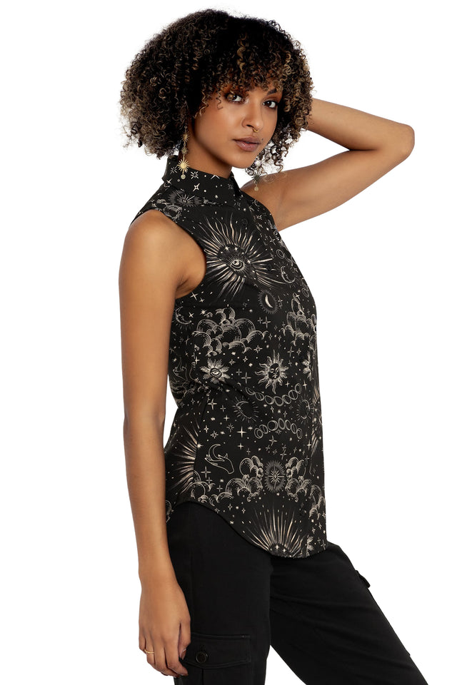 BlackMilk Clothing - Celestial Eye Business Shirt