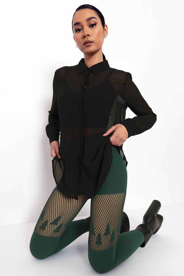 Christmas Tree Hosiery