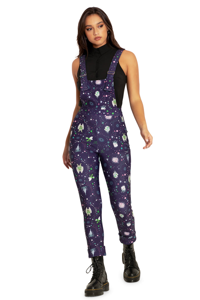 Cosmic Monsters Overalls Front