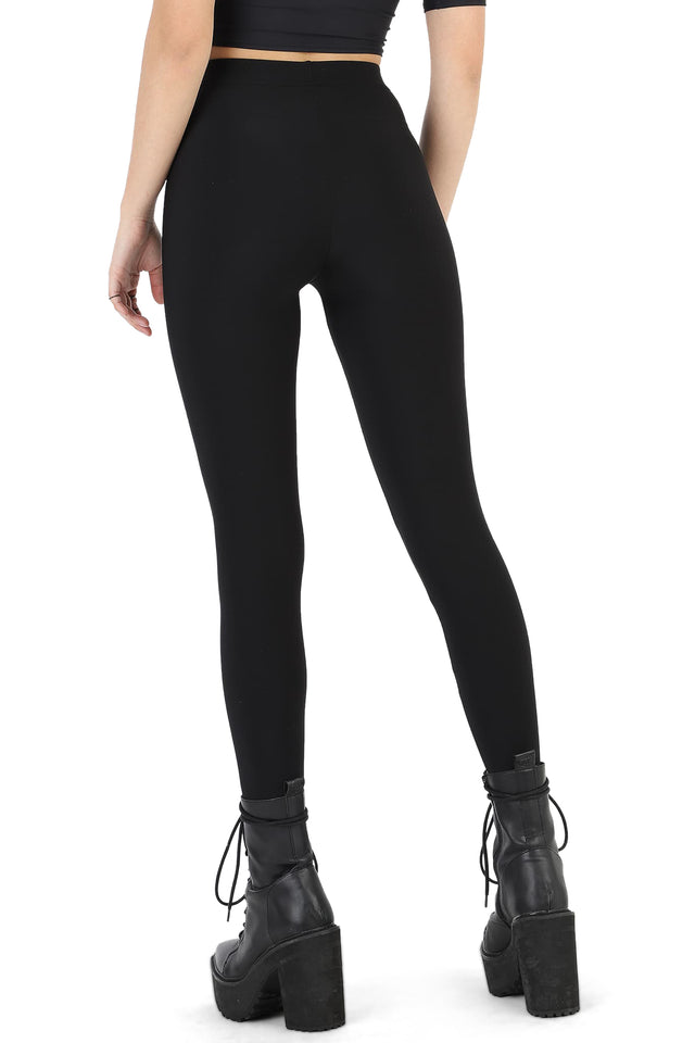 Cosy High Waisted Leggings back 