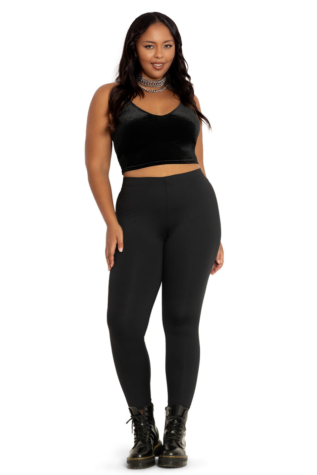 Cosy High Waisted Leggings front 