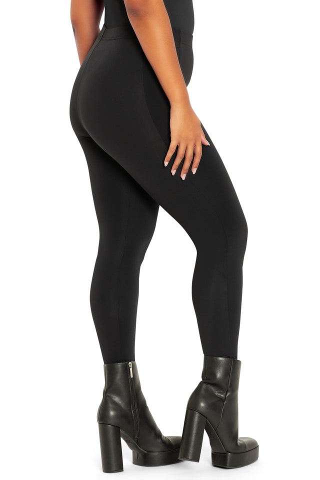 Cosy High Waisted Pocket Leggings back