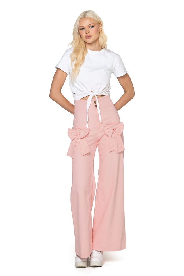 Cotton Candy Bow Pants
