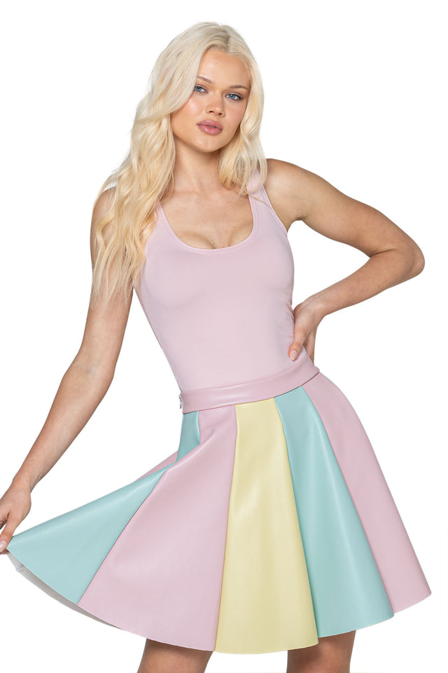 Cotton Candy Racer Scoop Tank