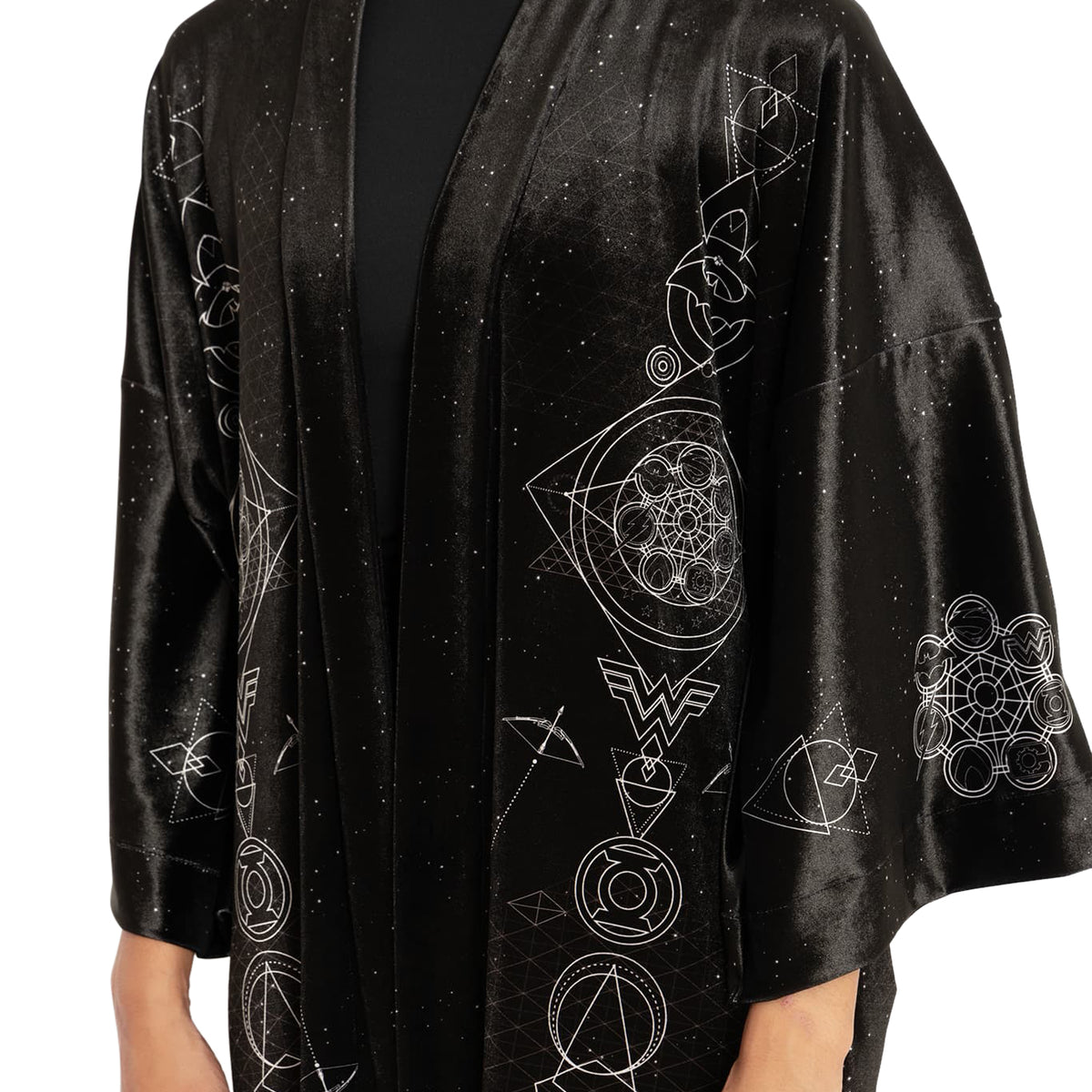 DC-Ometry Velvet Robe – BlackMilk Clothing