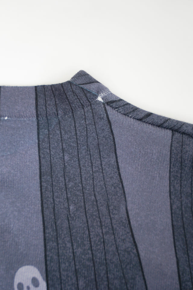 Oh Sheet! Ghostie Printed Knit Sweater (Seconds)