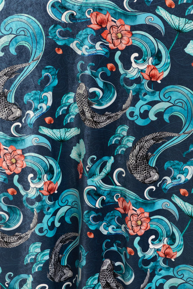 Koi Waters Velvet Maxi Jacket