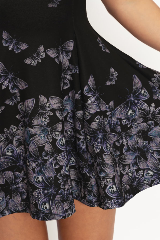 Death's Head Hawkmoth Evil Tee Dress