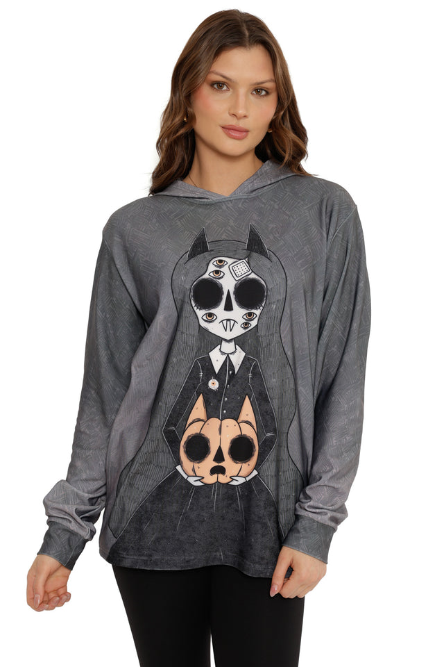 Demon Girl Hoodie Sweater