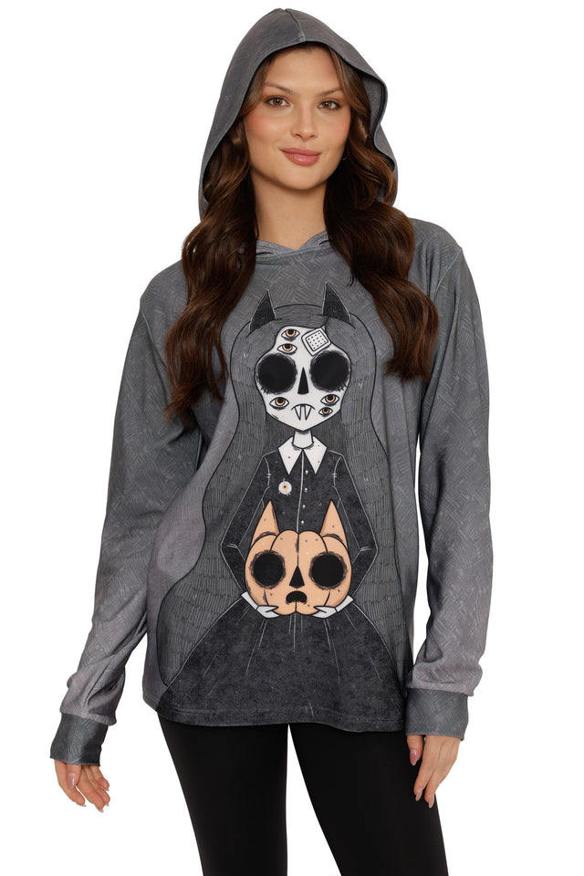 Demon Girl Hoodie Sweater